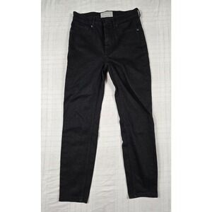 Everlane Mid Rise Ankle Jeans Women's Denim Cotton Stretch Pockets Black 26